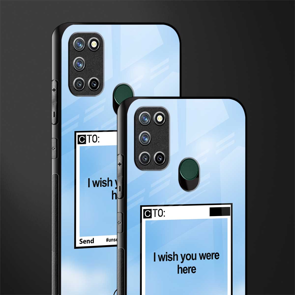 wish you were here glass case for realme 7i image-2