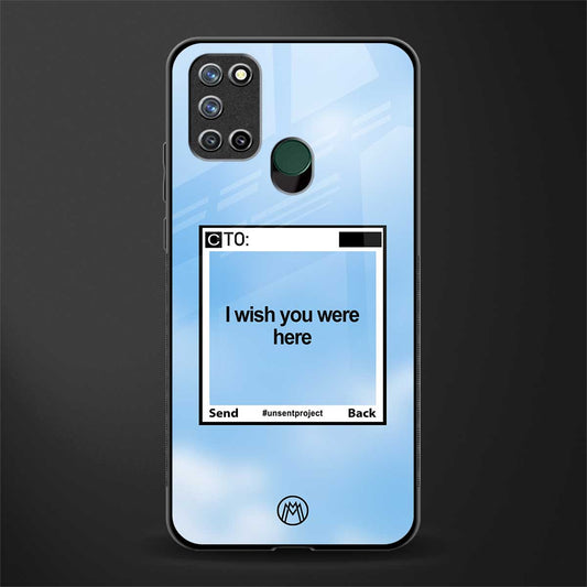 wish you were here glass case for realme 7i image
