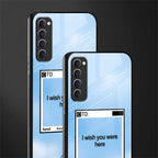 wish you were here glass case for oppo reno 4 pro image-2