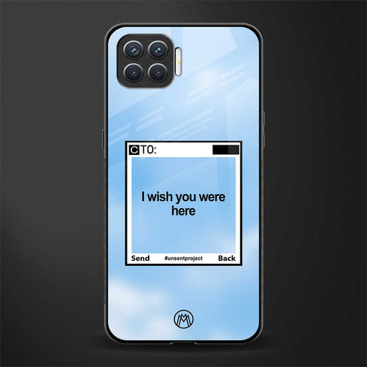 wish you were here glass case for oppo f17 image
