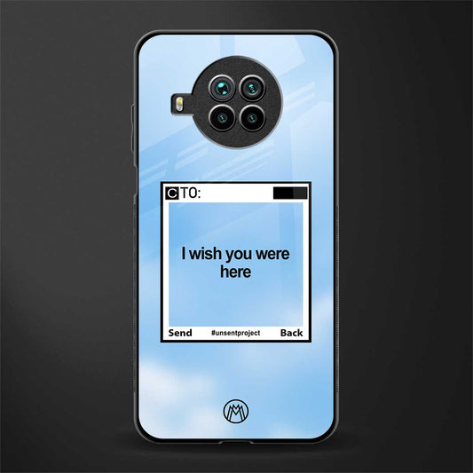 wish you were here glass case for mi 10i image