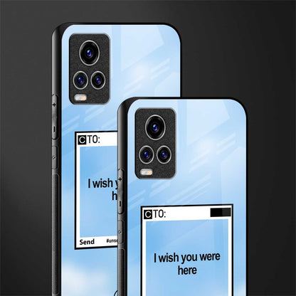 wish you were here glass case for vivo v20 pro image-2
