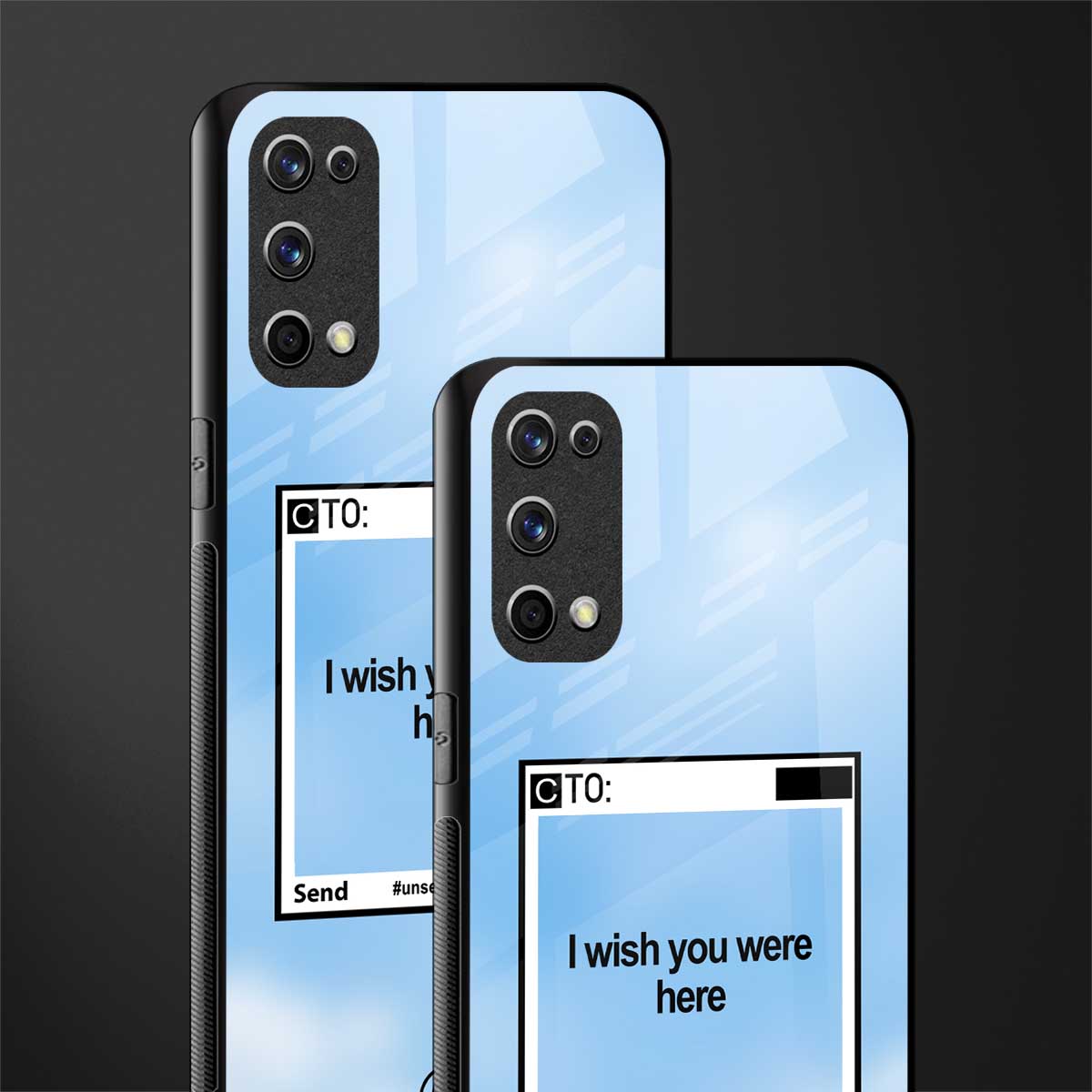 wish you were here glass case for realme x7 pro image-2