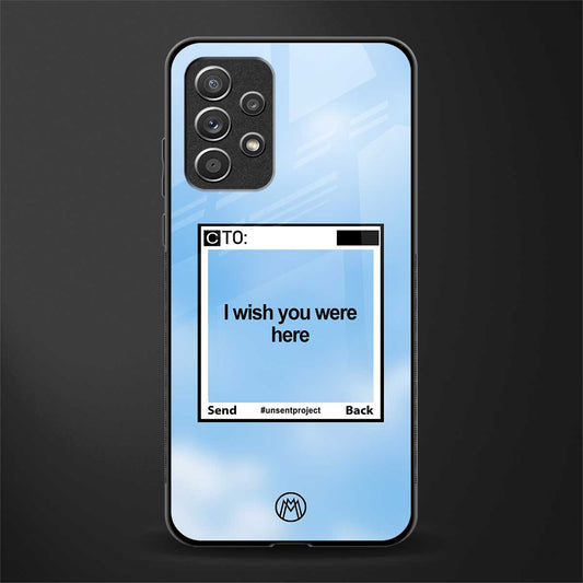 wish you were here glass case for samsung galaxy a32 4g image