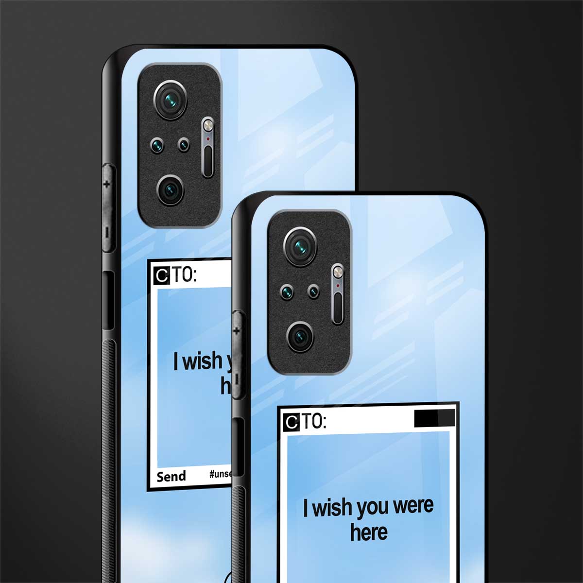 wish you were here glass case for redmi note 10 pro image-2