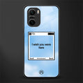 wish you were here glass case for mi 11x 5g image