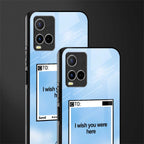 wish you were here glass case for vivo y21s image-2