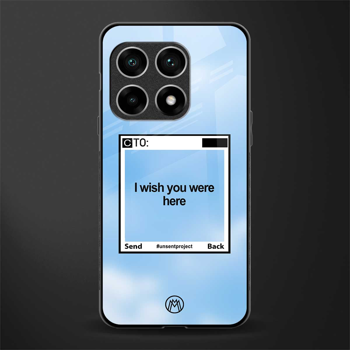 wish you were here glass case for oneplus 10 pro 5g image