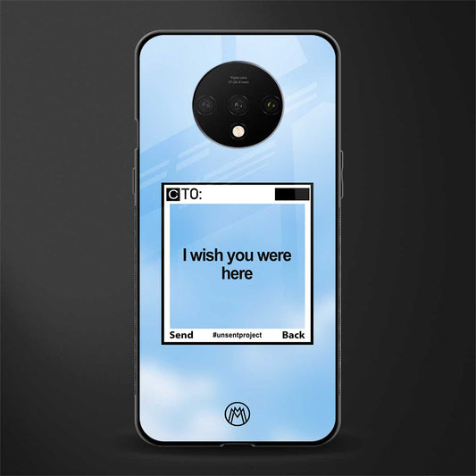wish you were here glass case for oneplus 7t image