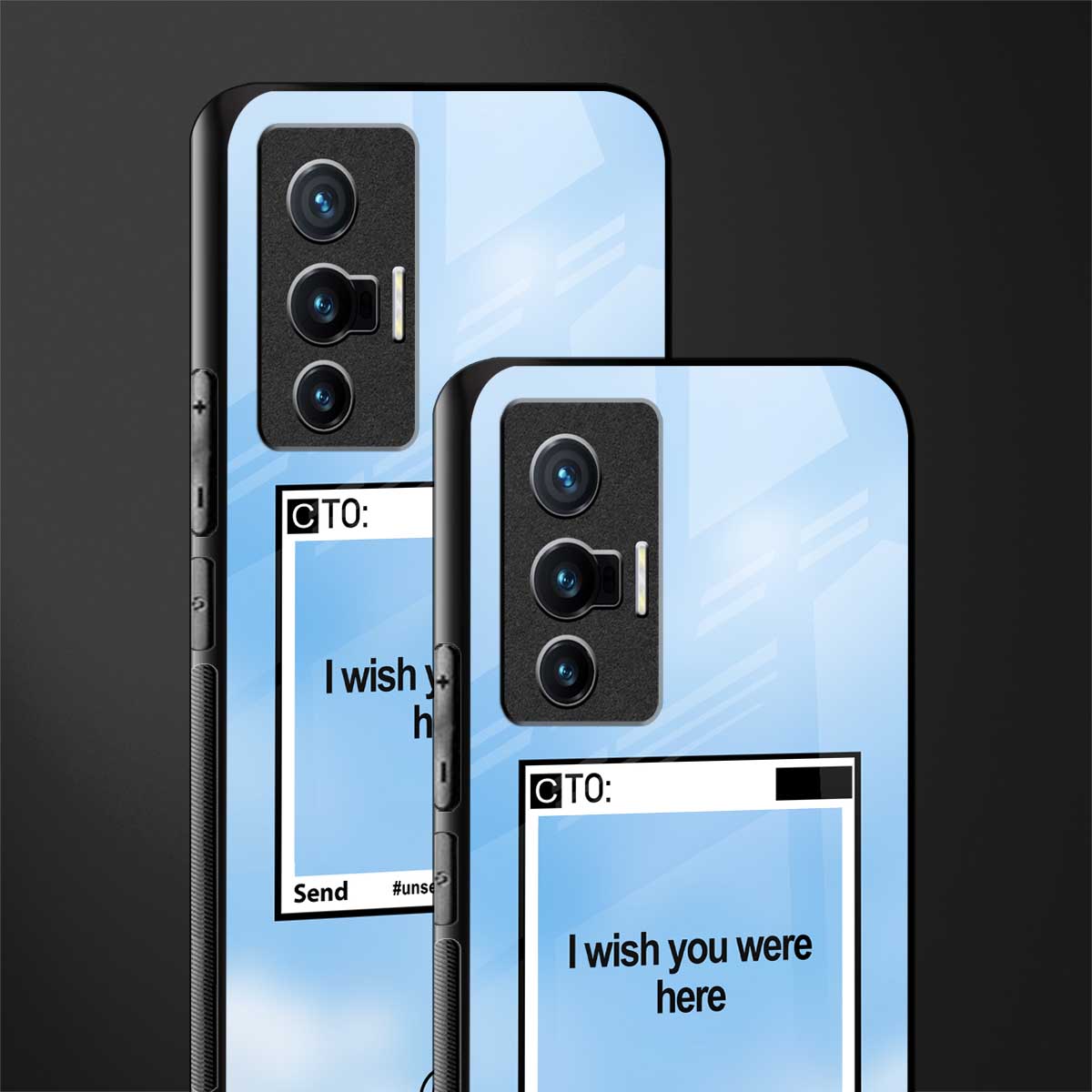 wish you were here glass case for vivo x70 image-2