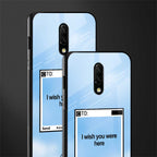 wish you were here glass case for oneplus 7 image-2
