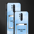 wish you were here glass case for oneplus 8 pro image-2