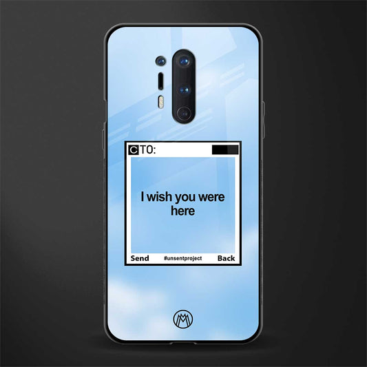 wish you were here glass case for oneplus 8 pro image