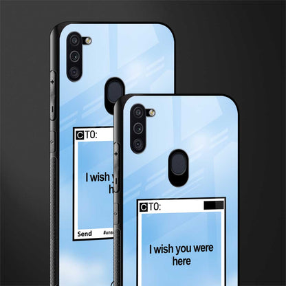 wish you were here glass case for samsung a11 image-2