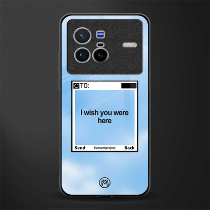 wish you were here glass case for vivo x80 image