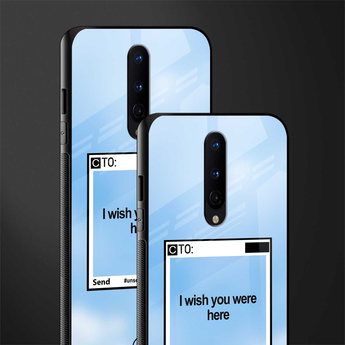 wish you were here glass case for oneplus 8 image-2