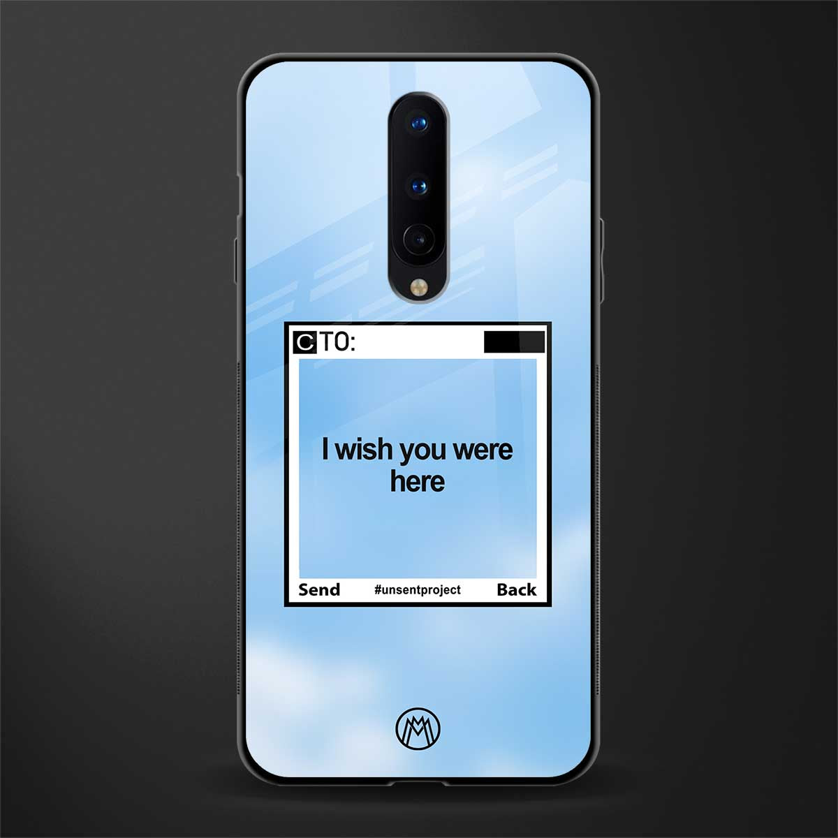 wish you were here glass case for oneplus 8 image