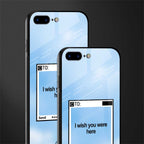 wish you were here glass case for iphone 8 plus image-2