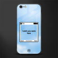 wish you were here glass case for iphone 6 plus image