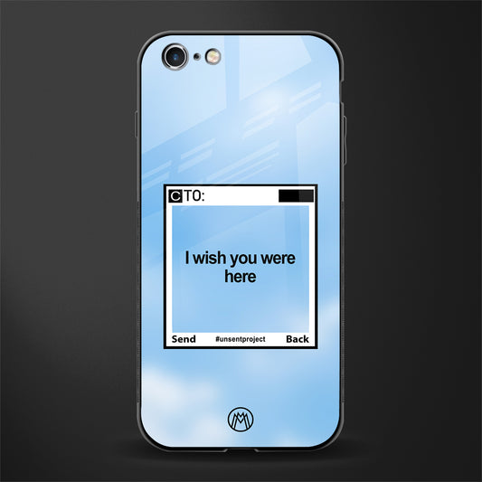 wish you were here glass case for iphone 6 image