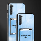 wish you were here glass case for oneplus nord ac2001 image-2
