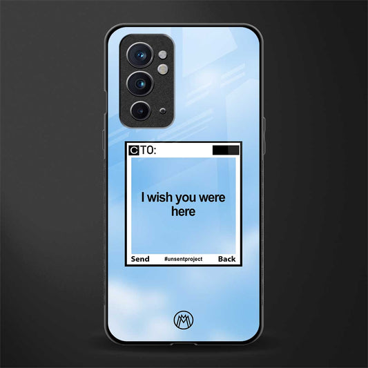 wish you were here glass case for oneplus 9rt image