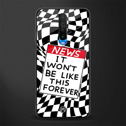 won't be like this forever glass case for poco x2 image