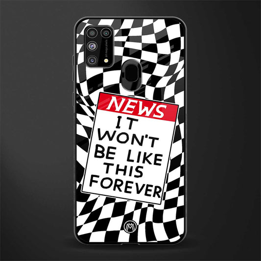 won't be like this forever glass case for samsung galaxy f41 image