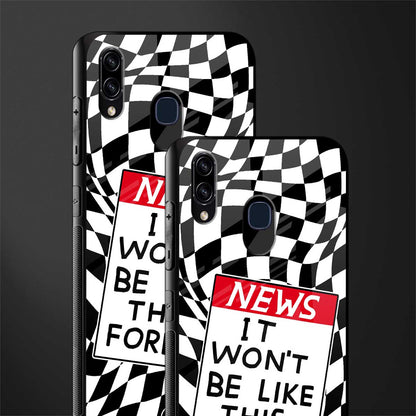 won't be like this forever glass case for samsung galaxy a30 image-2