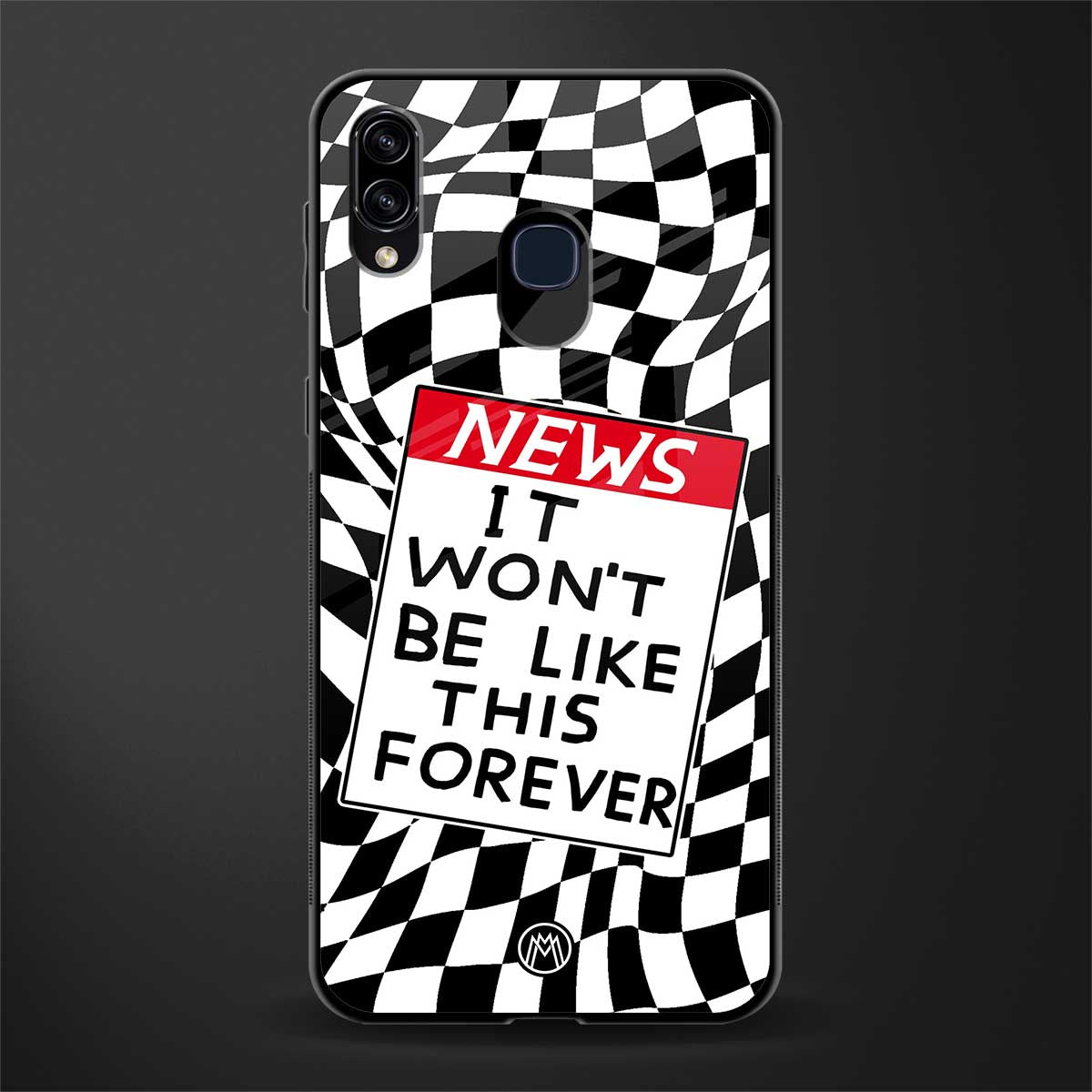 won't be like this forever glass case for samsung galaxy a30 image