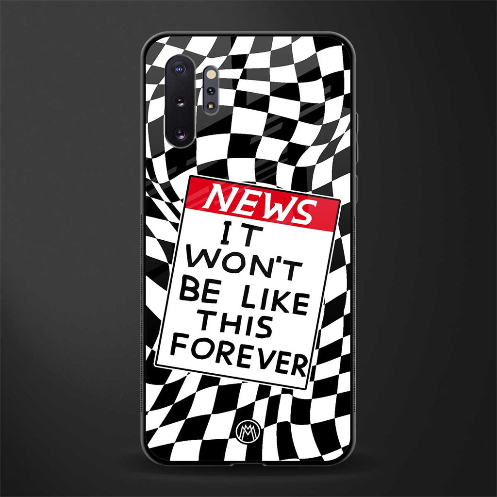 won't be like this forever glass case for samsung galaxy note 10 plus image