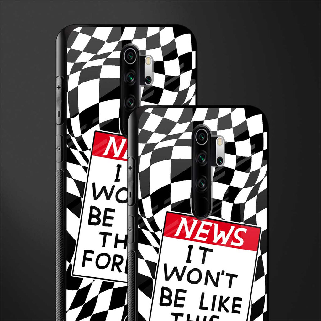 won't be like this forever glass case for redmi note 8 pro image-2