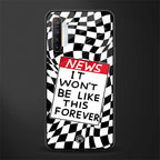 won't be like this forever glass case for realme x2 image
