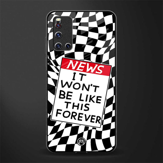 won't be like this forever glass case for vivo v19 image
