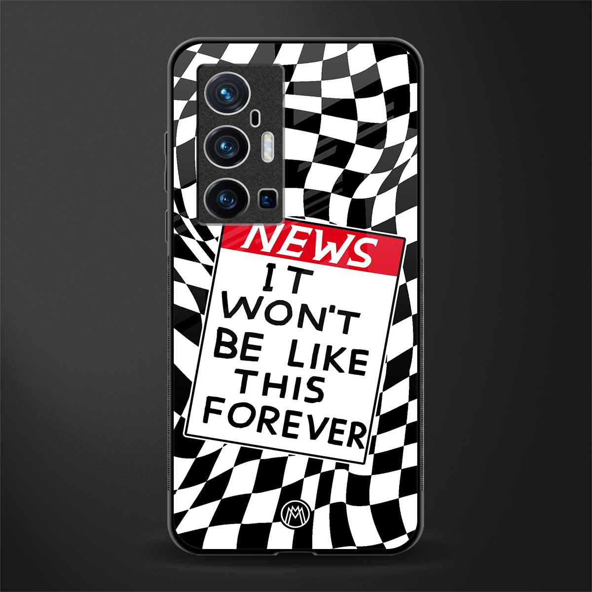 won't be like this forever glass case for vivo x70 pro plus image