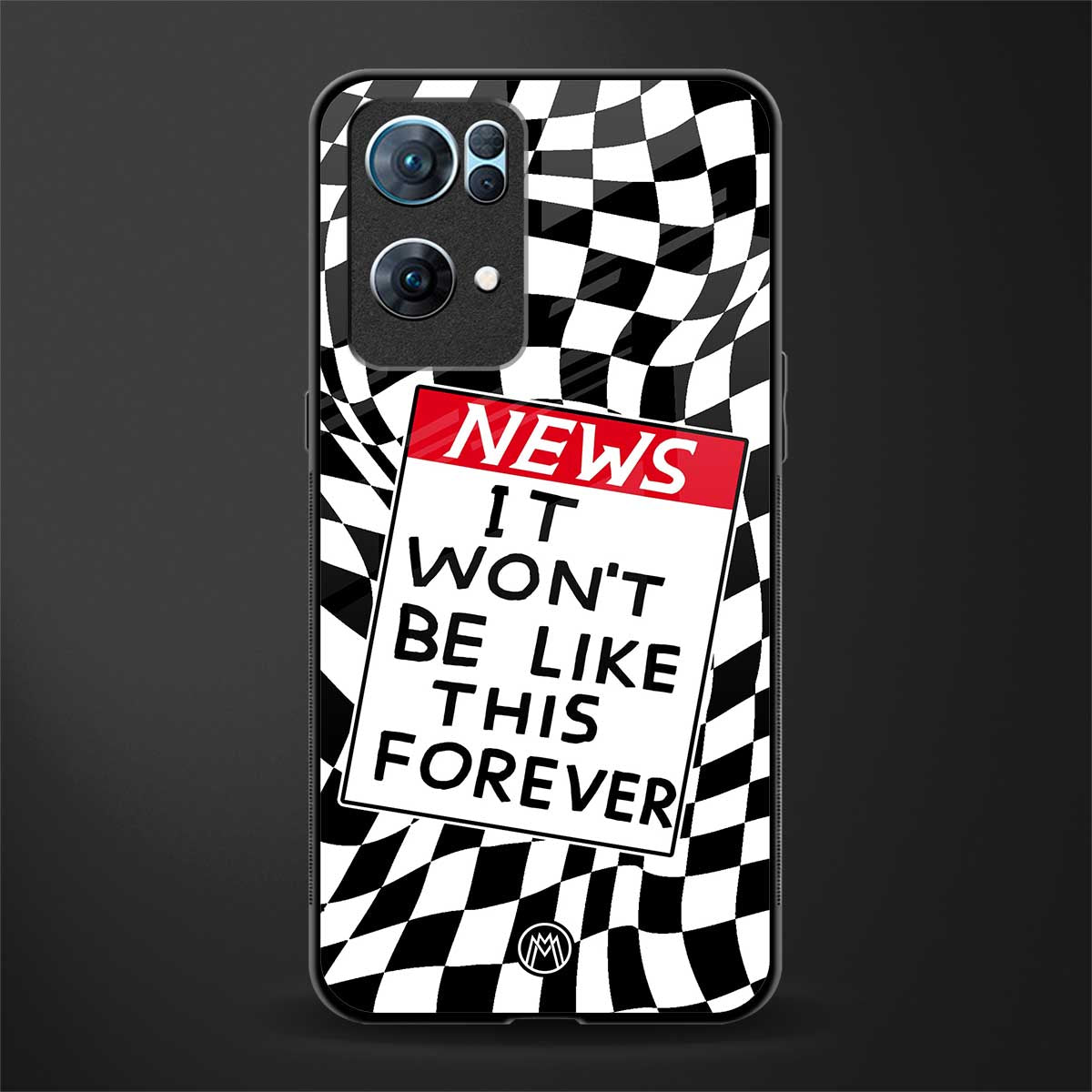 won't be like this forever glass case for oppo reno7 pro 5g image