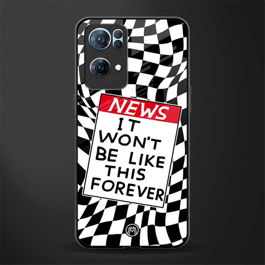 won't be like this forever glass case for oppo reno7 pro 5g image