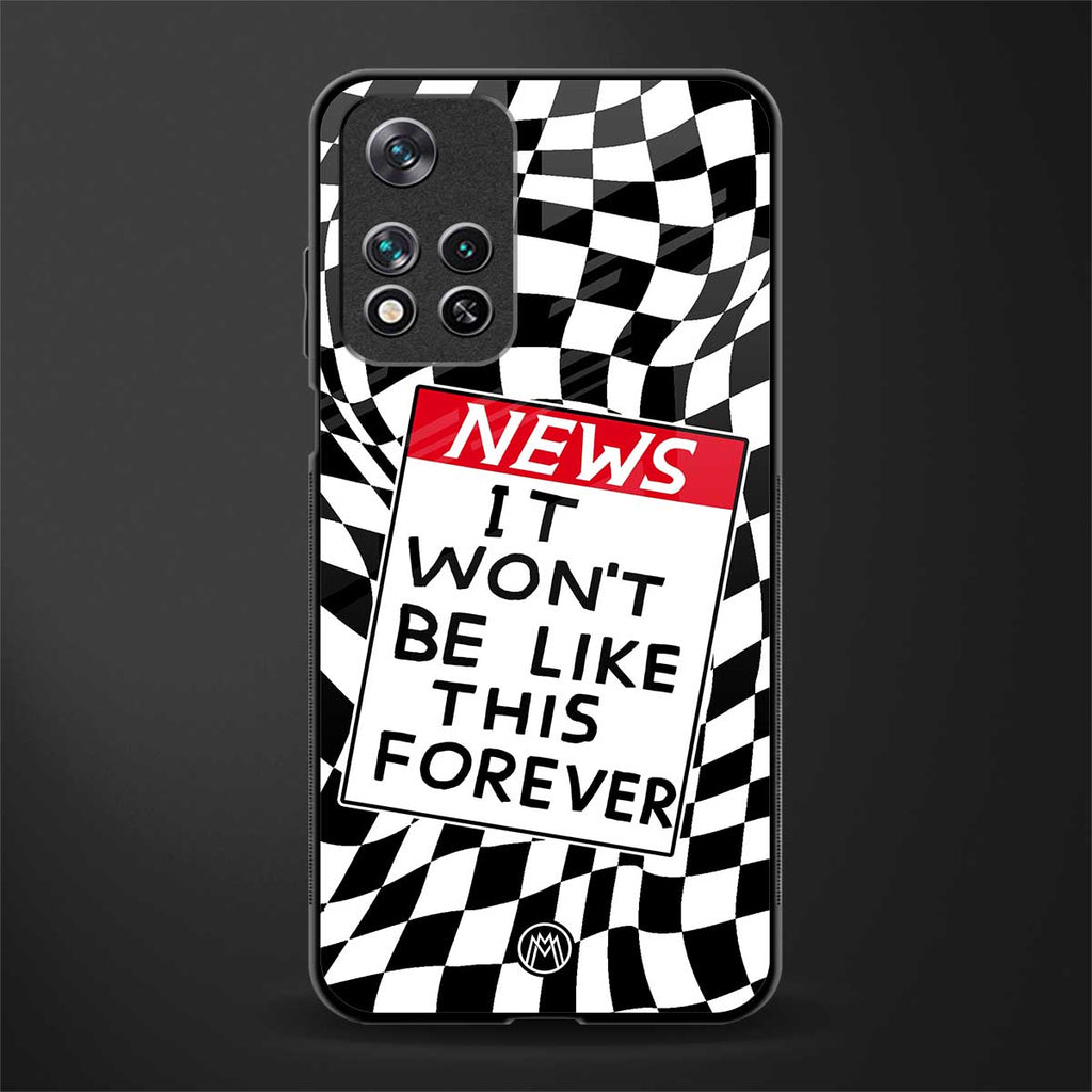 won't be like this forever glass case for poco m4 pro 5g image