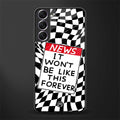 won't be like this forever glass case for samsung galaxy s21 image