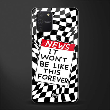 won't be like this forever glass case for samsung galaxy a91 image