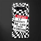 won't be like this forever glass case for samsung galaxy s10 plus image
