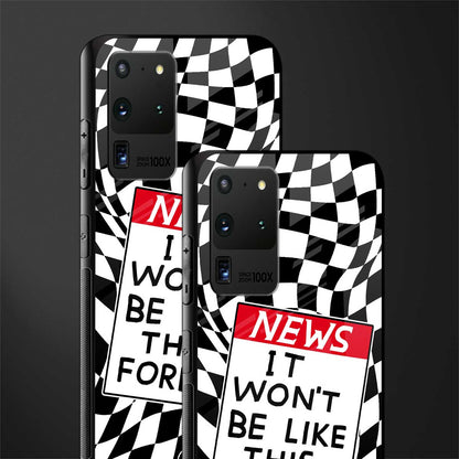 won't be like this forever glass case for samsung galaxy s20 ultra image-2