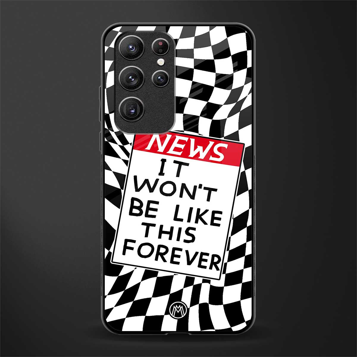 won't be like this forever glass case for samsung galaxy s22 ultra 5g image