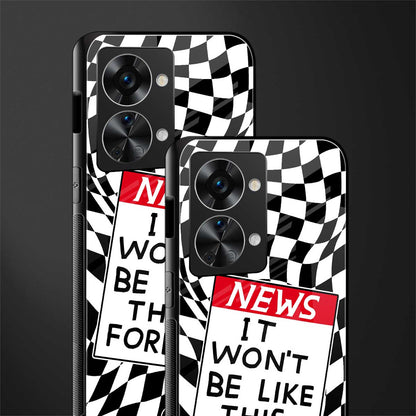 won't be like this forever glass case for phone case | glass case for oneplus nord 2t 5g