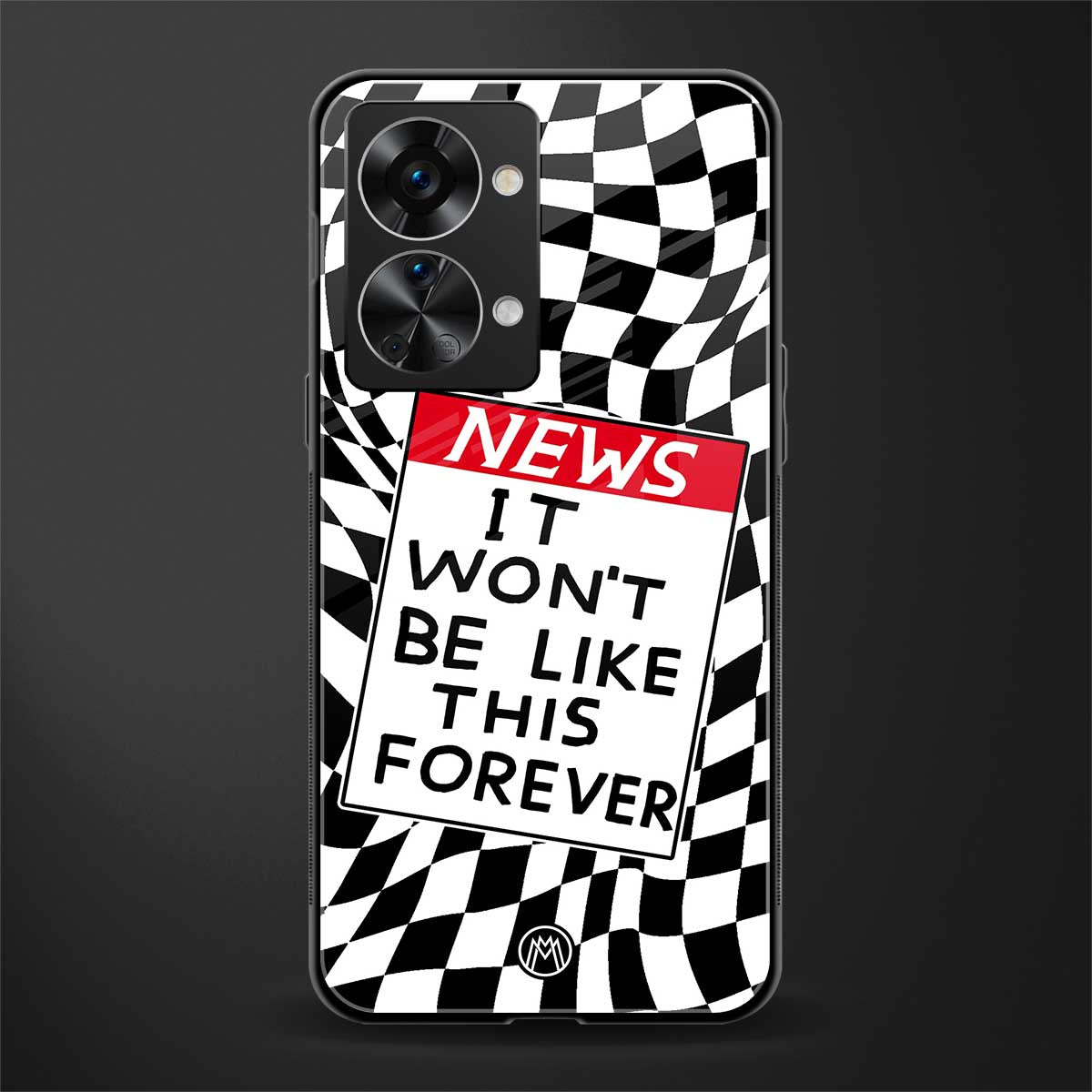 won't be like this forever glass case for phone case | glass case for oneplus nord 2t 5g