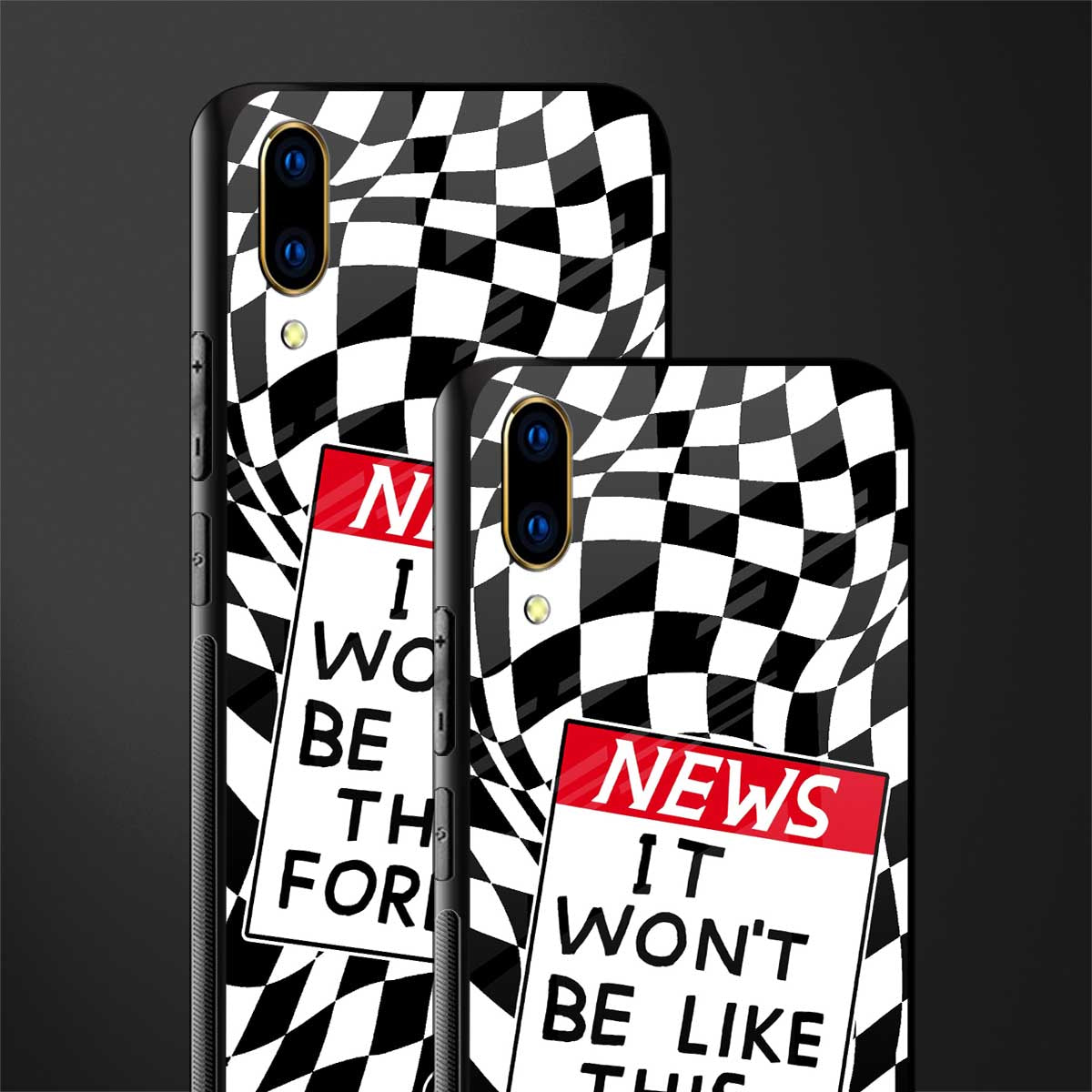 won't be like this forever glass case for vivo v11 pro image-2
