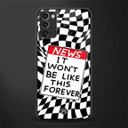 won't be like this forever glass case for samsung galaxy note 20 image