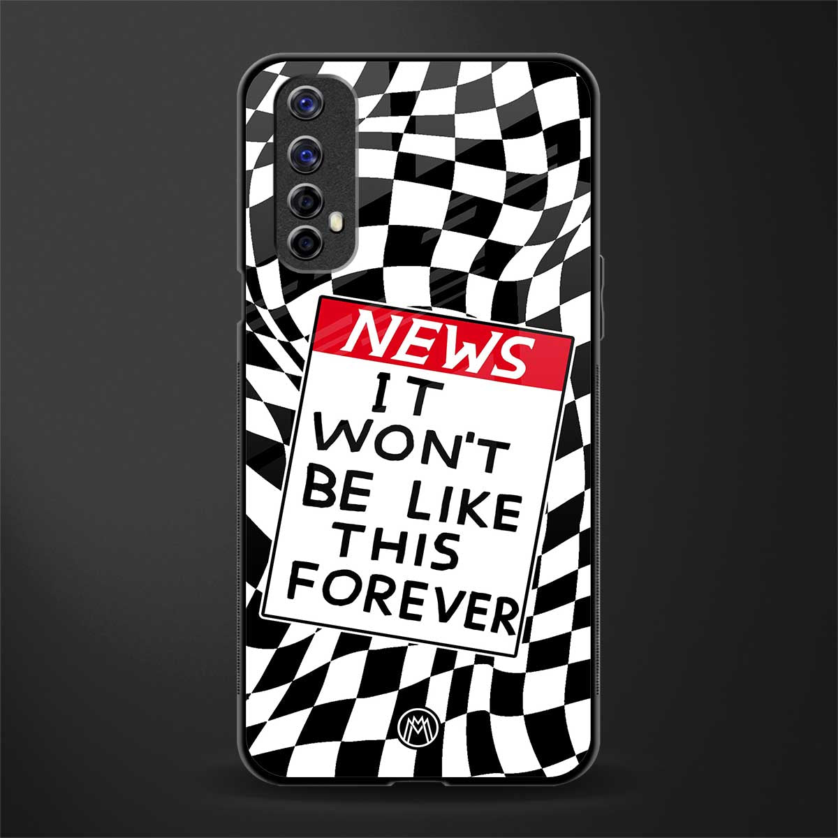 won't be like this forever glass case for realme 7 image