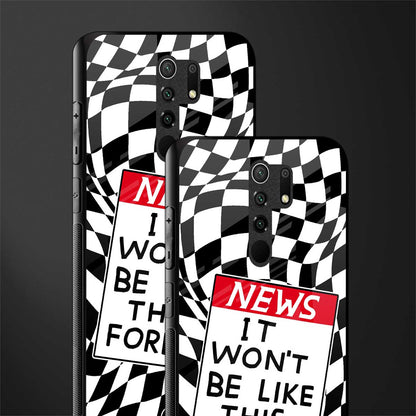 won't be like this forever glass case for redmi 9 prime image-2