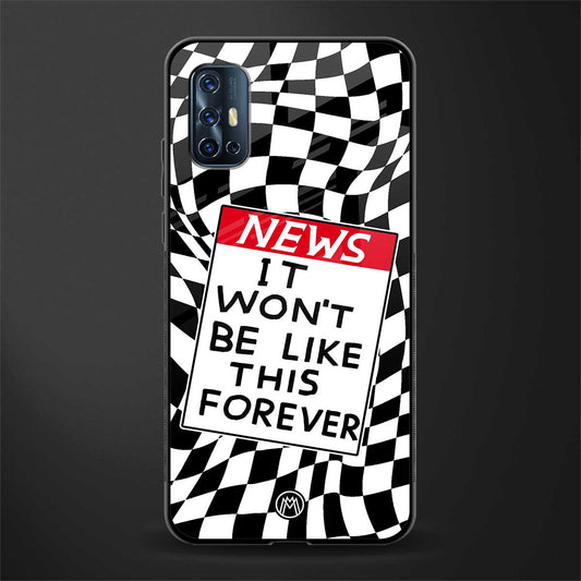 won't be like this forever glass case for vivo v17 image
